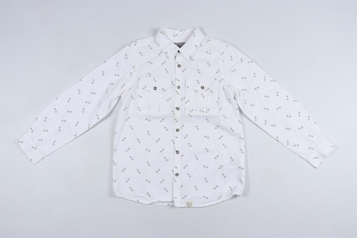 BONPOINT WHITE KIDS BOYS SHIRT 10 YEARS