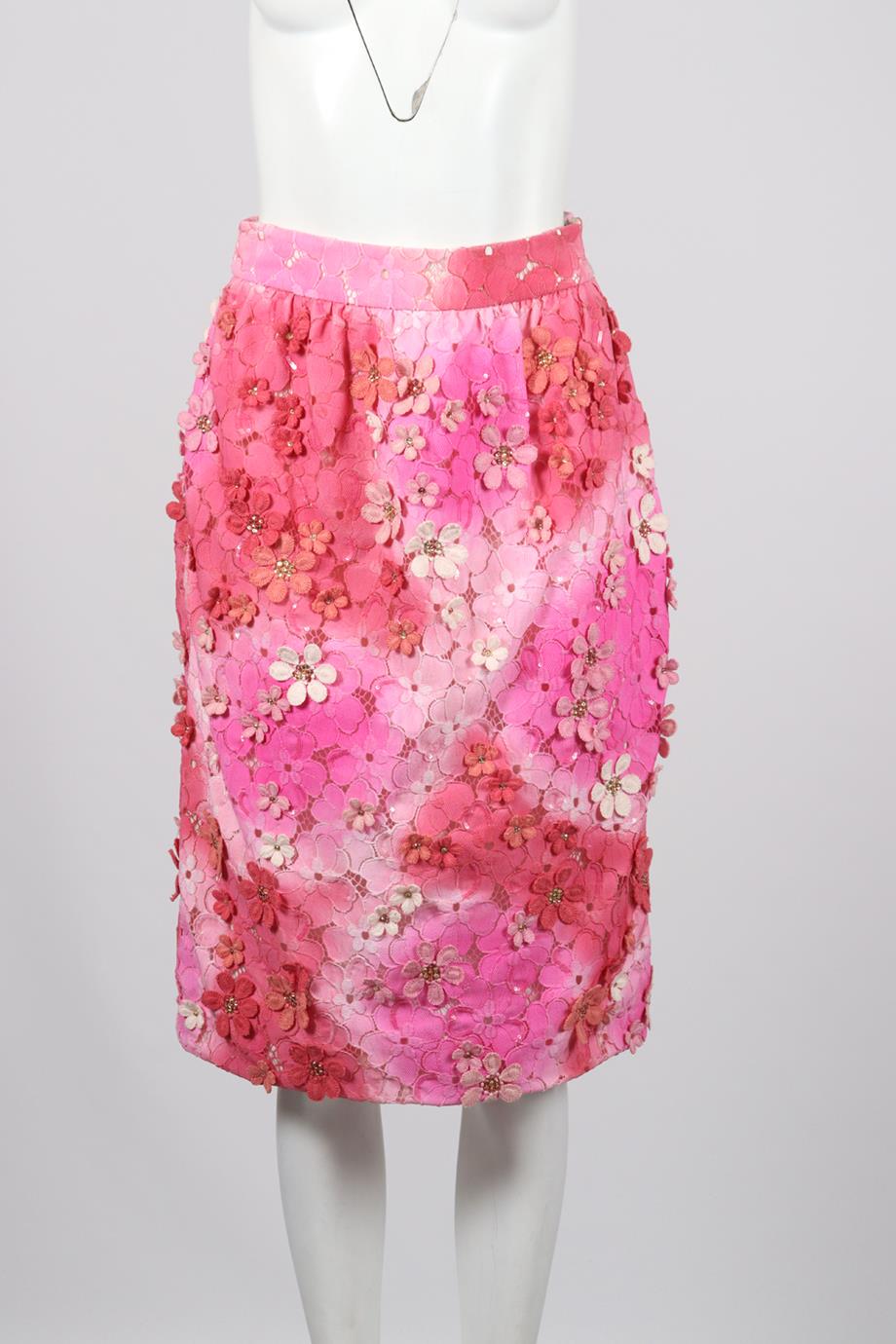 MATTHEW WILLIAMSON CANVAS MIDI SKIRT UK 8