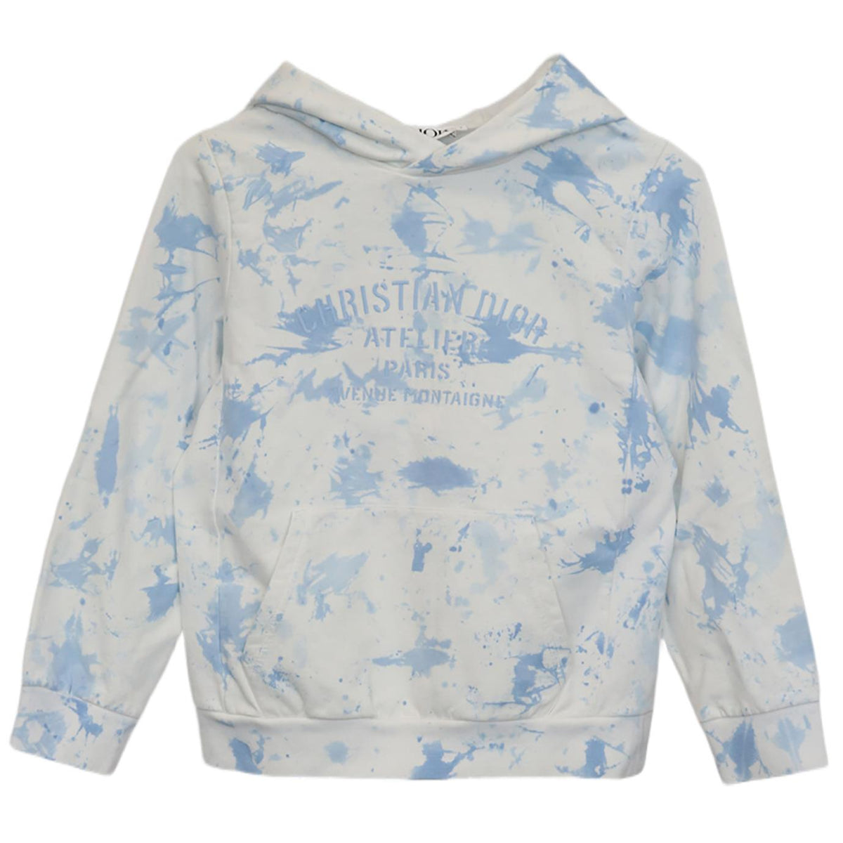 CHRISTIAN DIOR KIDS GIRLS COTTON BLEND HOODIE 8 YEARS