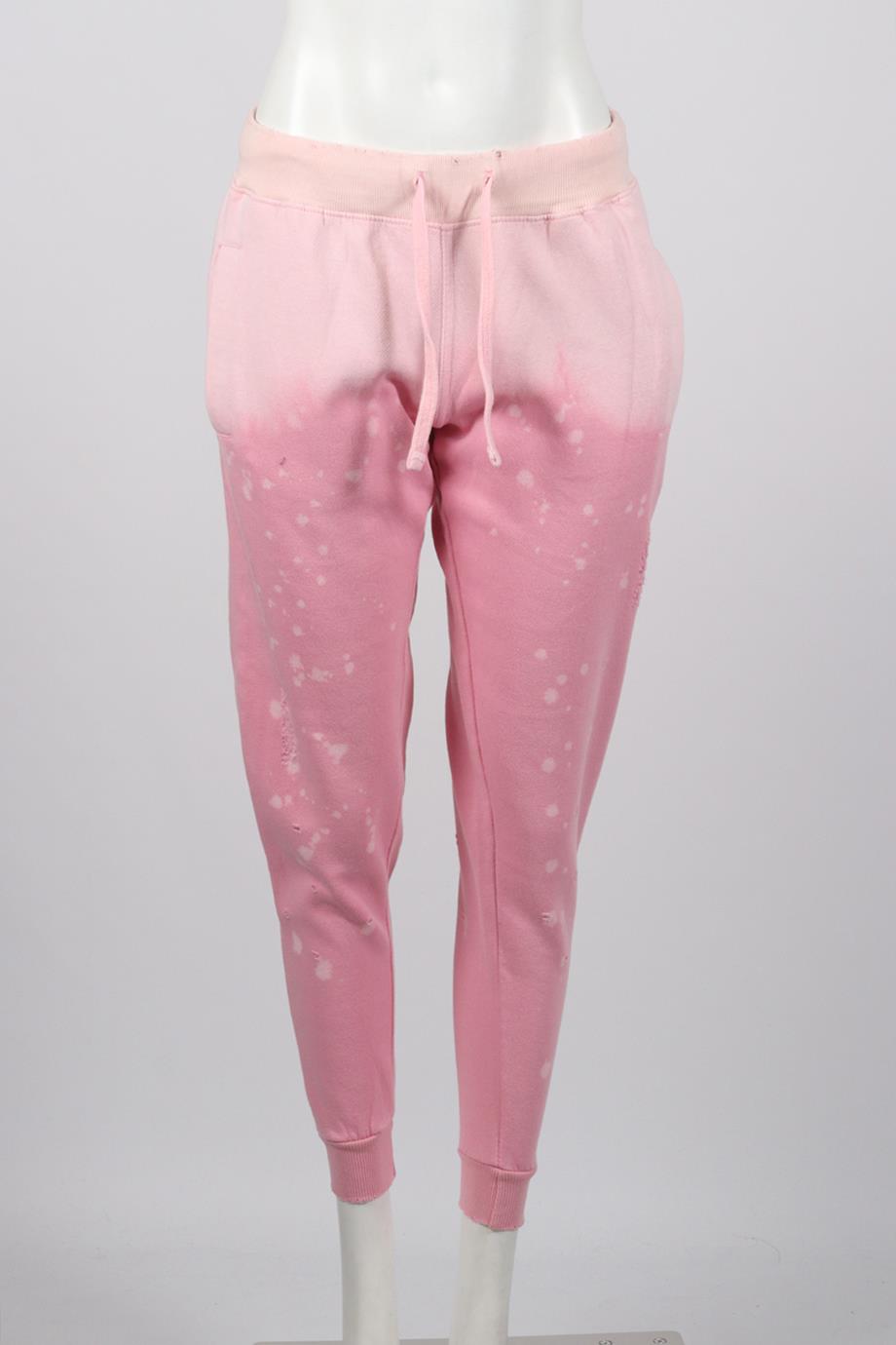 LA DITRESSE COTTON BLEND TRACK PANTS SMALL