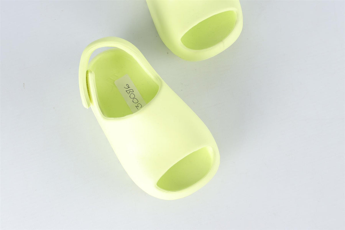 ADIDAS YEEZY YELLOW BABY GIRLS RUBBER SANDALS EU 23 UK 6 US 6