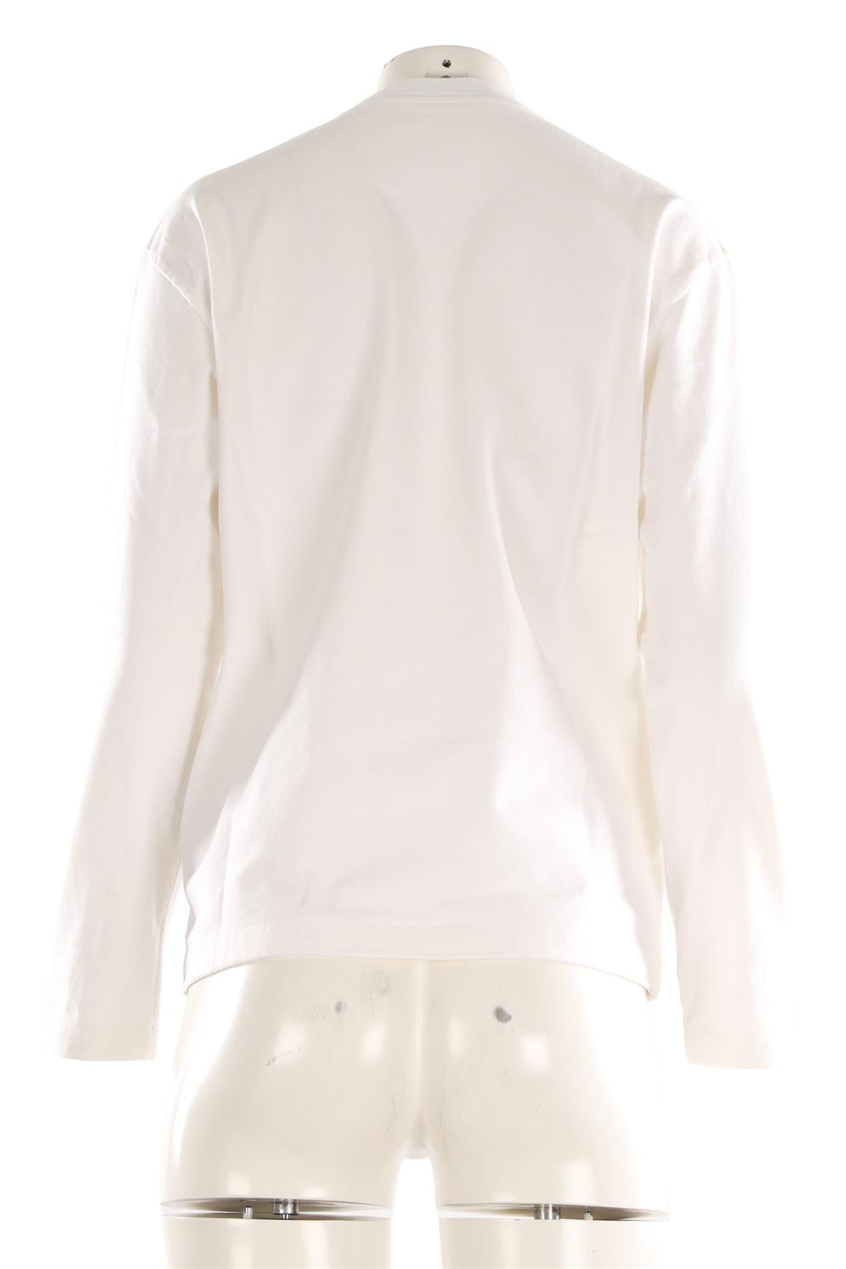 JIL SANDER WHITE COTTON TOP XSMALL