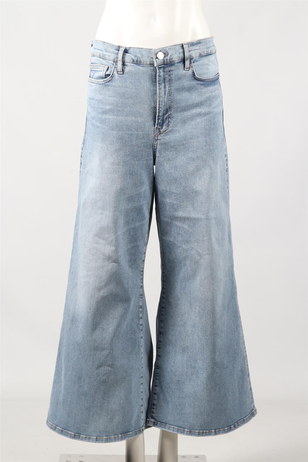 FRAME HIGH RISE WIDE LEG JEANS W30 UK 14