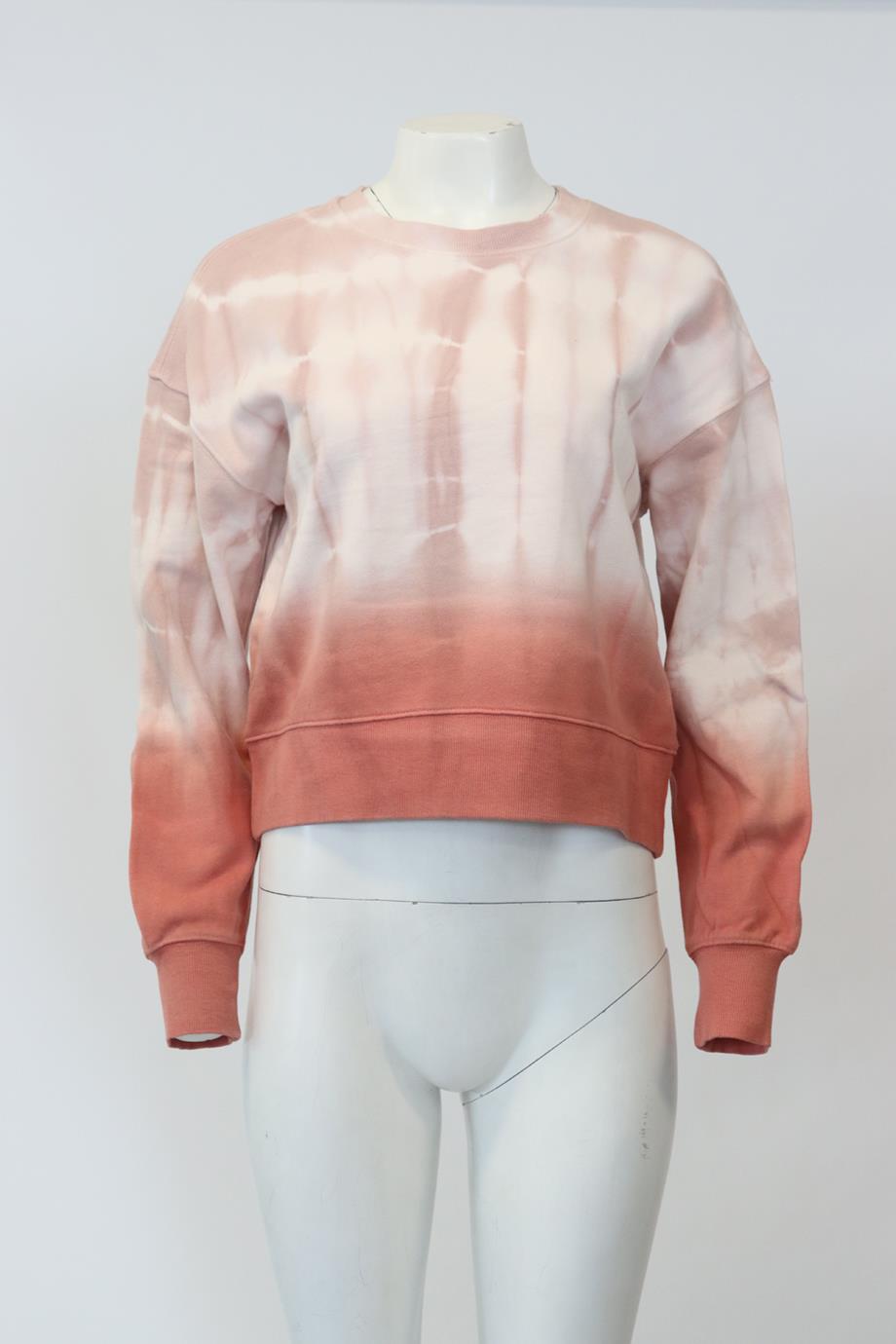 525 TIE DYED COTTON JERSEY SWEATSHIRT SMALL