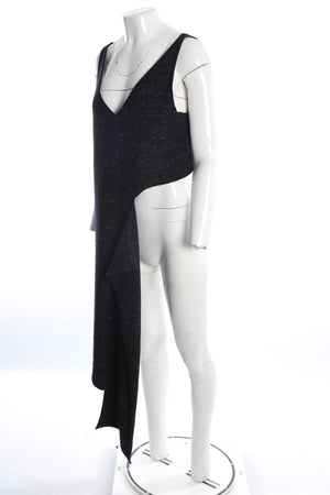 STELLA MCCARTNEY BLUE WOOL TOP IT 40 UK 8