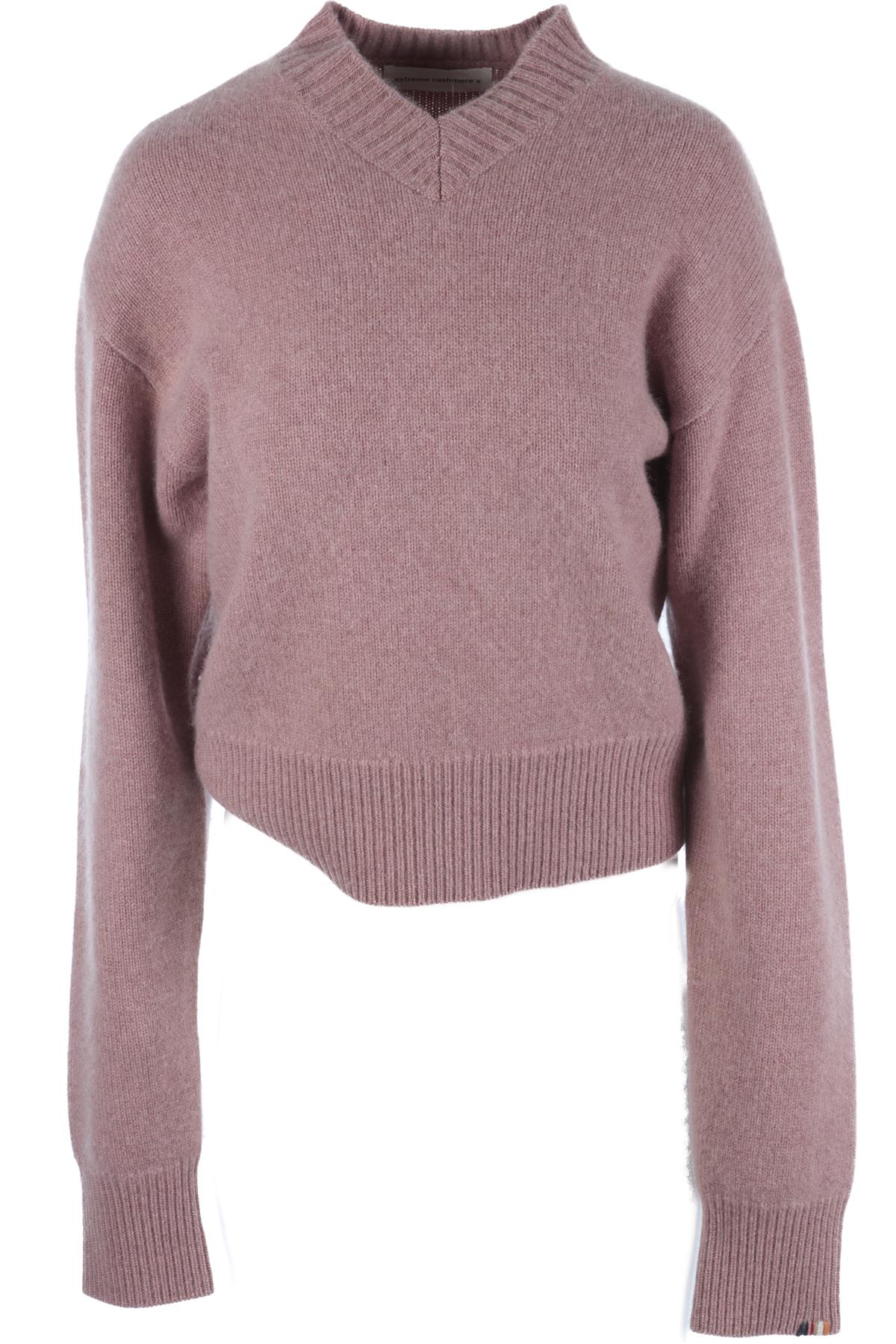 EXTREME CASHMERE PINK CASHMERE SWEATER ONE SIZE