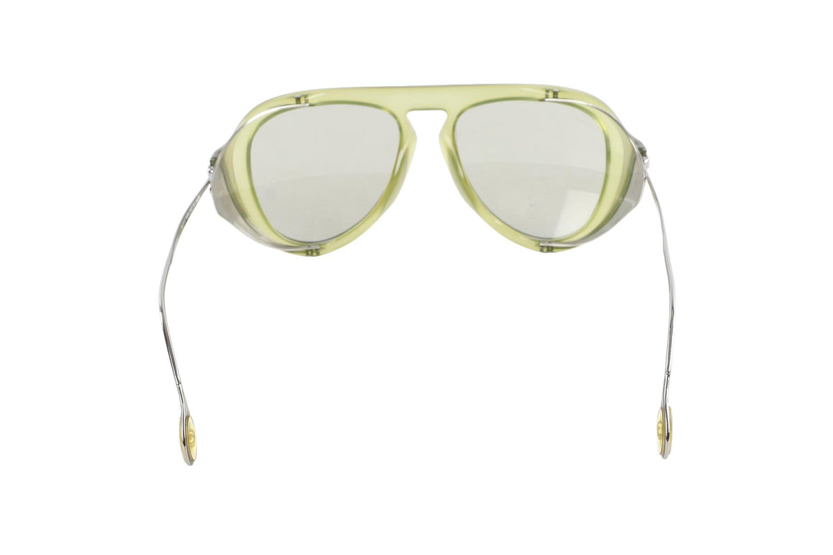 GUCCI GREEN PILOT STYLE ACETATE SUNGLASSES