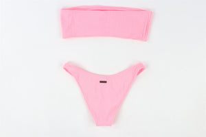 TRIANGLE PINK BIKINI MEDIUM-LARGE