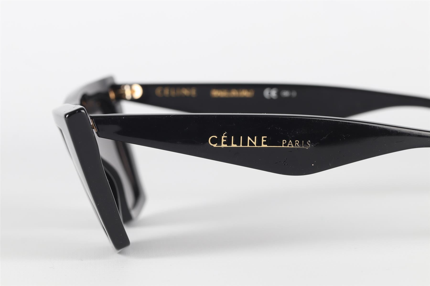 CELINE BLACK EDGE ACETATE SUNGLASSES