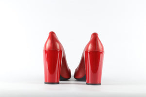 PIERRE HARDY RED LEATHER PUMPS EU 40 UK 7 US 10