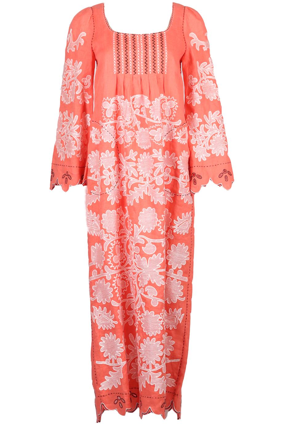 VITA KIN LINEN MAXI DRESS XSMALL