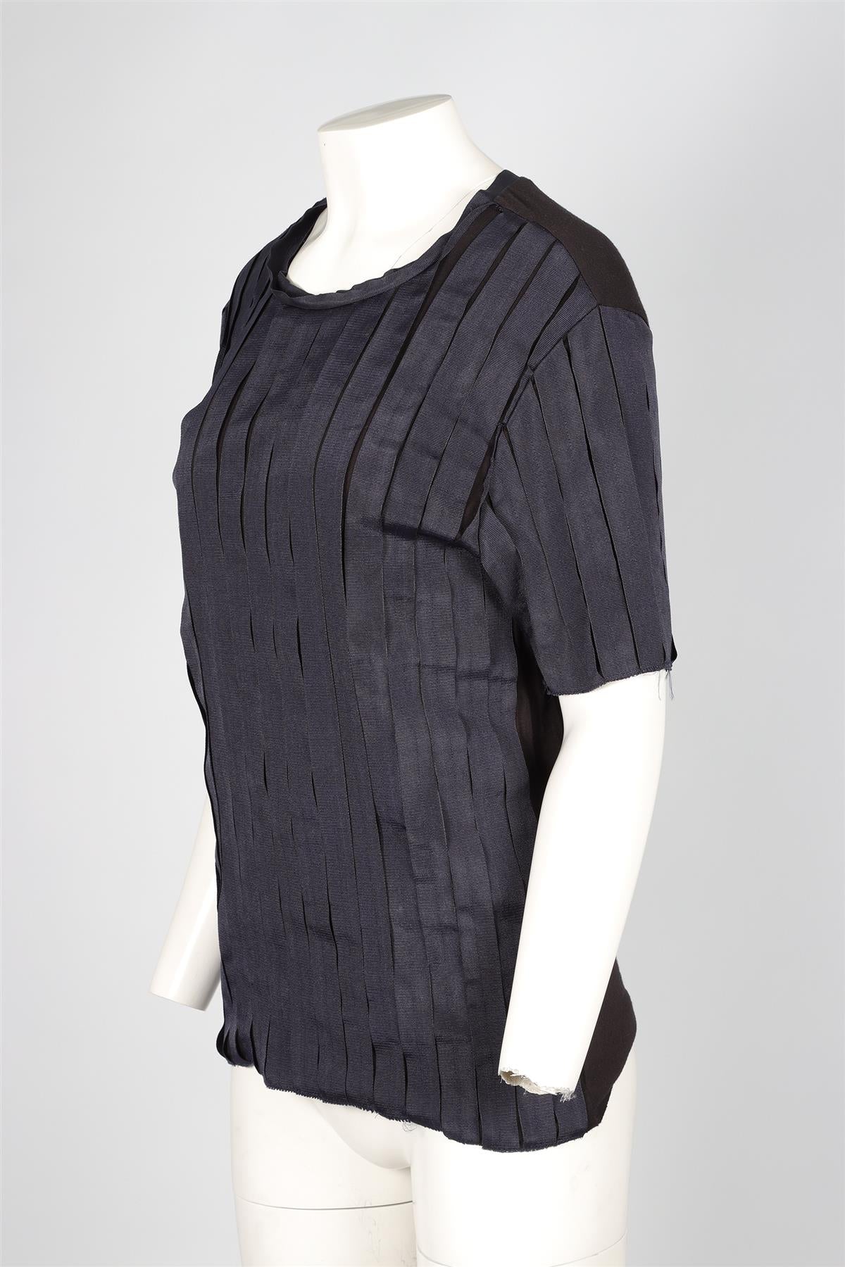 LANVIN NAVY COTTON TOP SMALL
