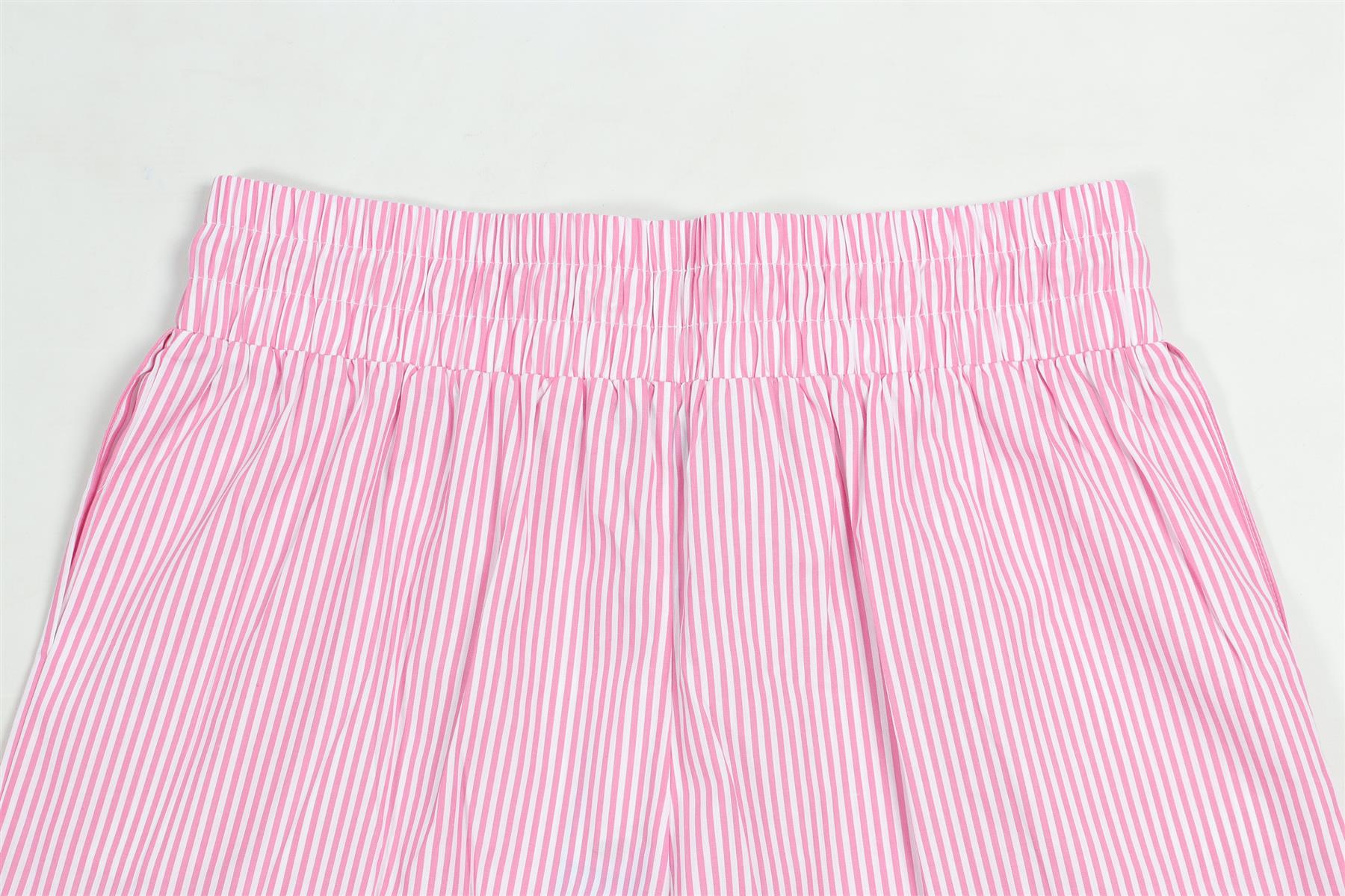 MELISSA ODABASH PINK COTTON SHORTS MEDIUM