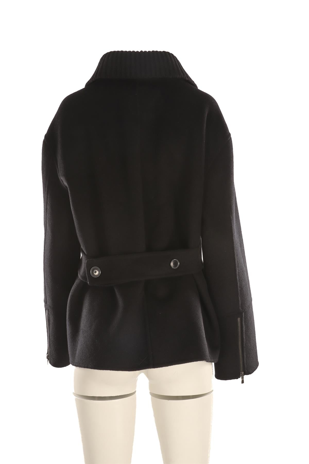 PROENZA SCHOULER WHITE LABEL BLACK WOOL JACKET LARGE