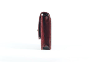 BVLGARI RED LIZARD CLUTCH