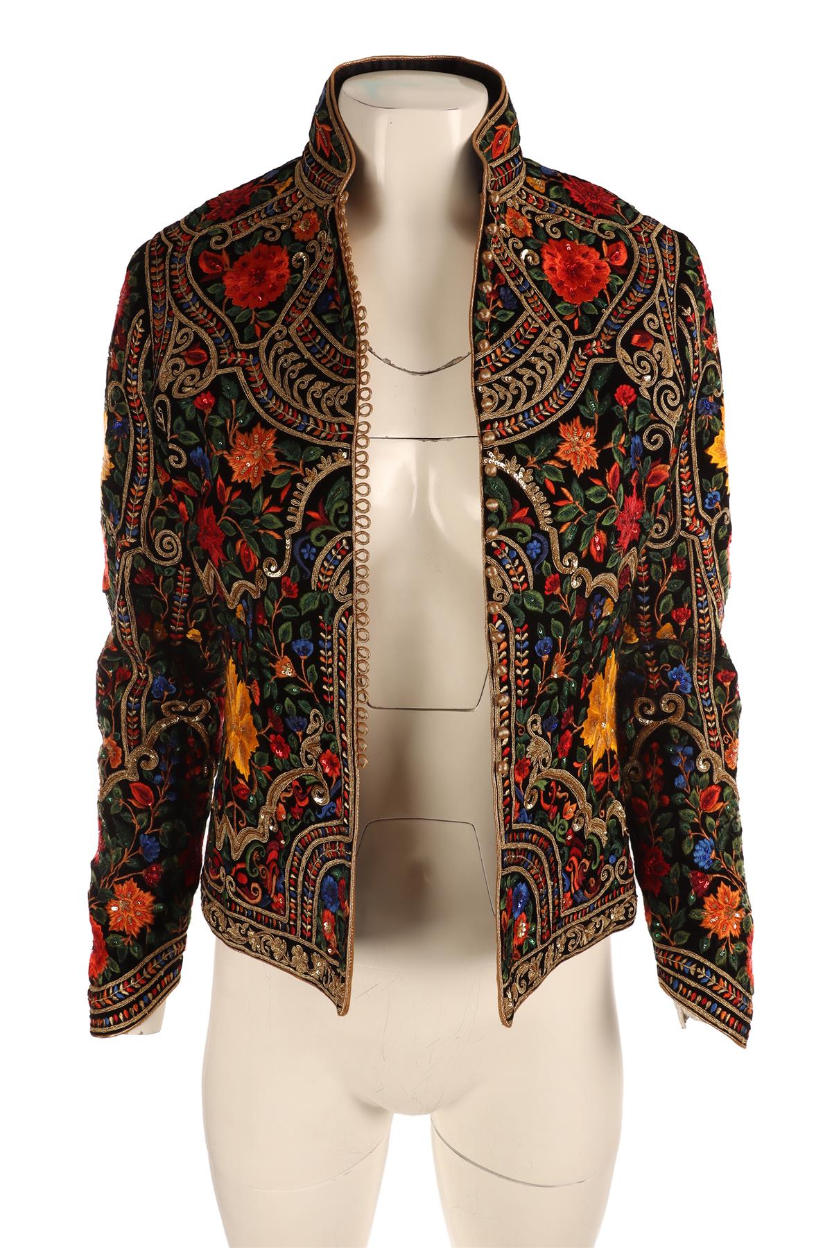 ROHIT BAL MULTI VELVET JACKET SMALL