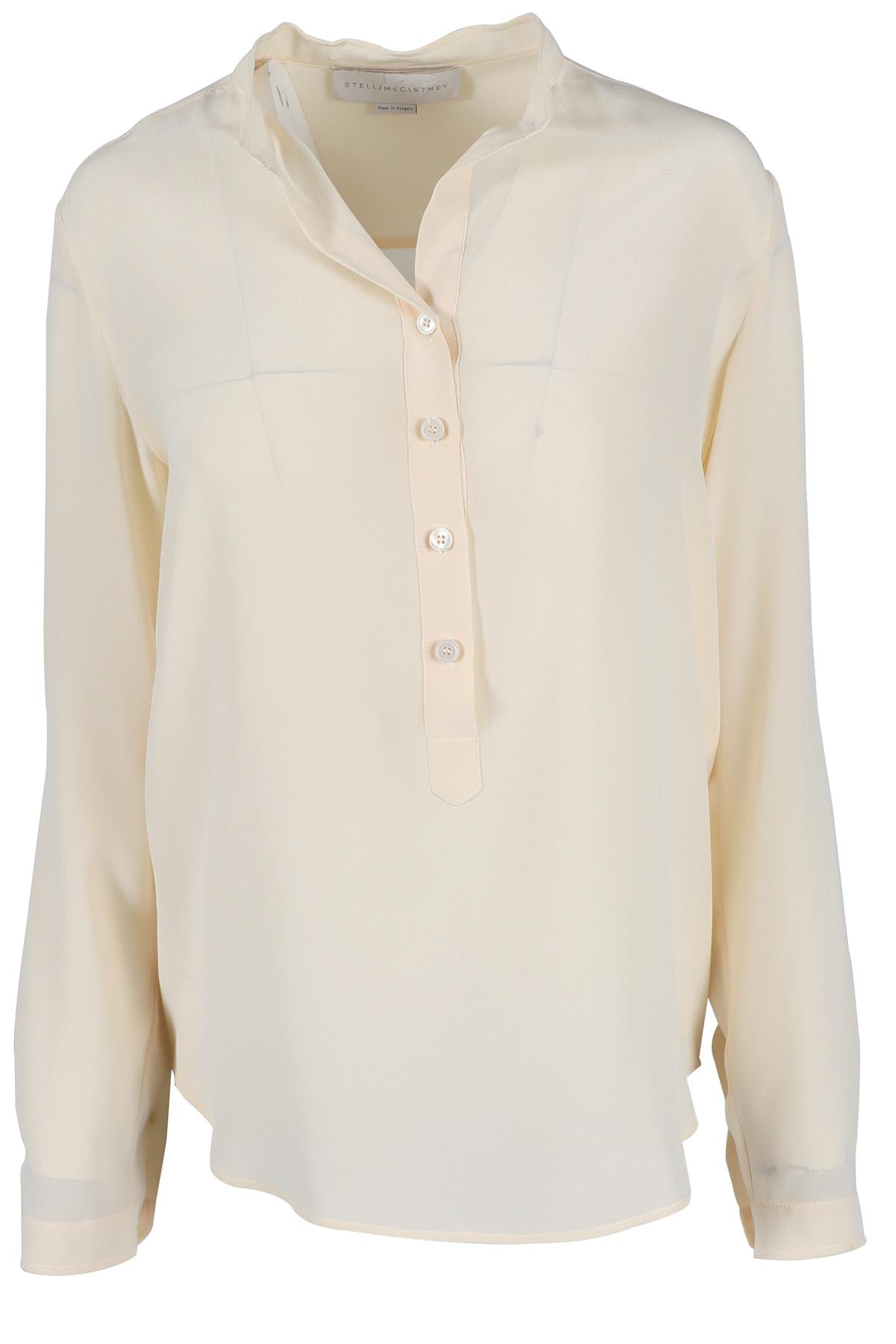 STELLA MCCARTNEY CREAM SILK TOP IT 40 UK 8