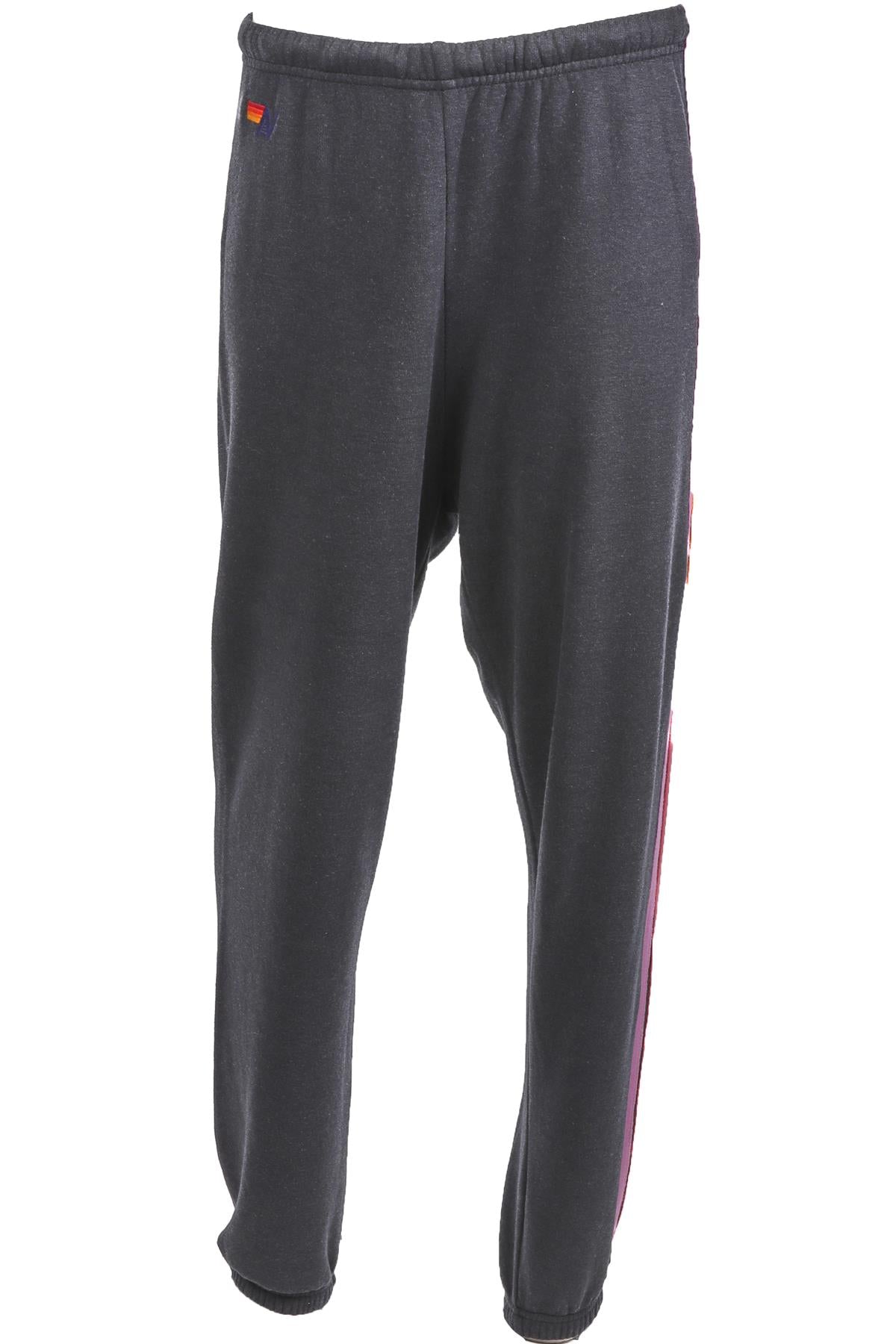 AVIATOR NATION NAVY COTTON TRACK PANTS MEDIUM
