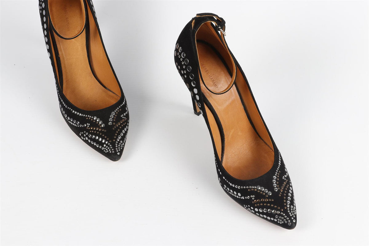 ISABEL MARANT BLACK SUEDE PUMPS EU 39 UK 6 US 9