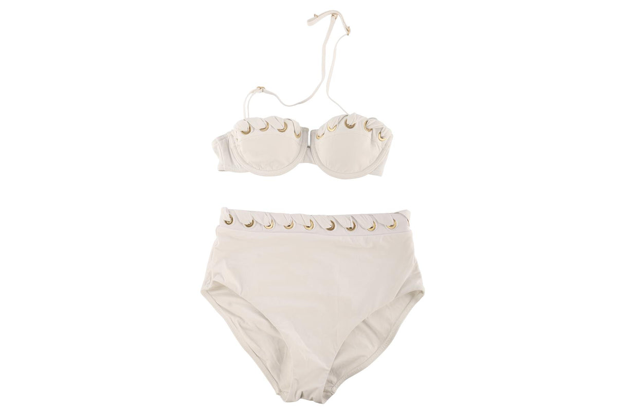 ZIMMERMANN WHITE BIKINI SET 0-1 UK 8