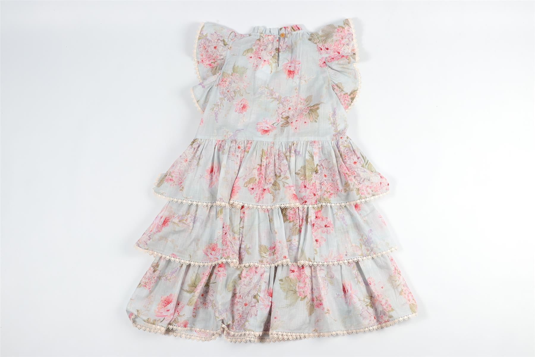 ZIMMERMANN MULTI KIDS GIRLS COTTON DRESS 12 YEARS