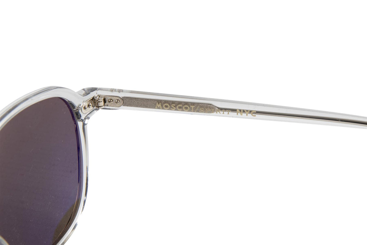 MOSCOT GREY BJORN ACETATE SUNGLASSES