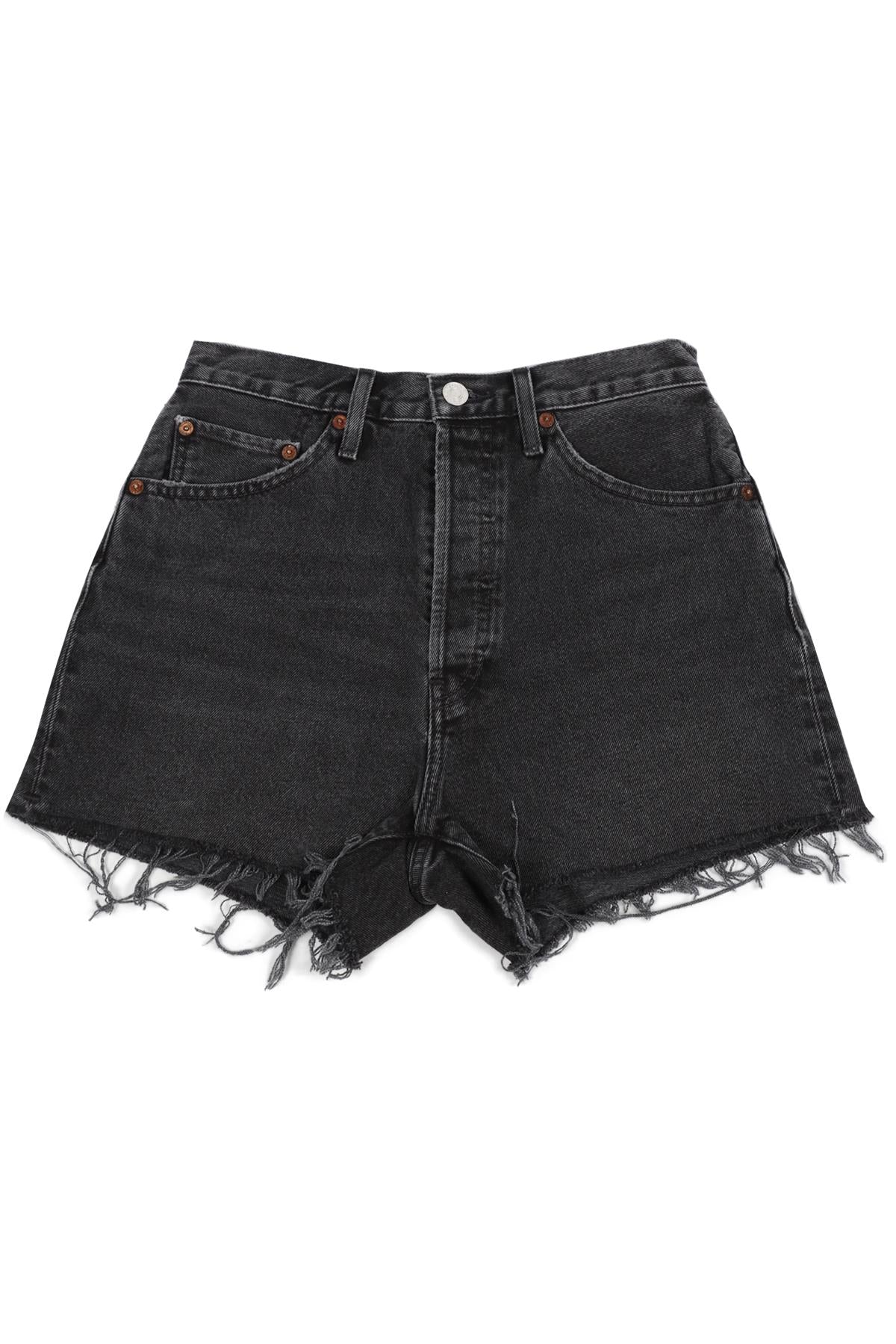 RE/DONE HIGH RISE DENIM SHORTS W27 UK 8-10