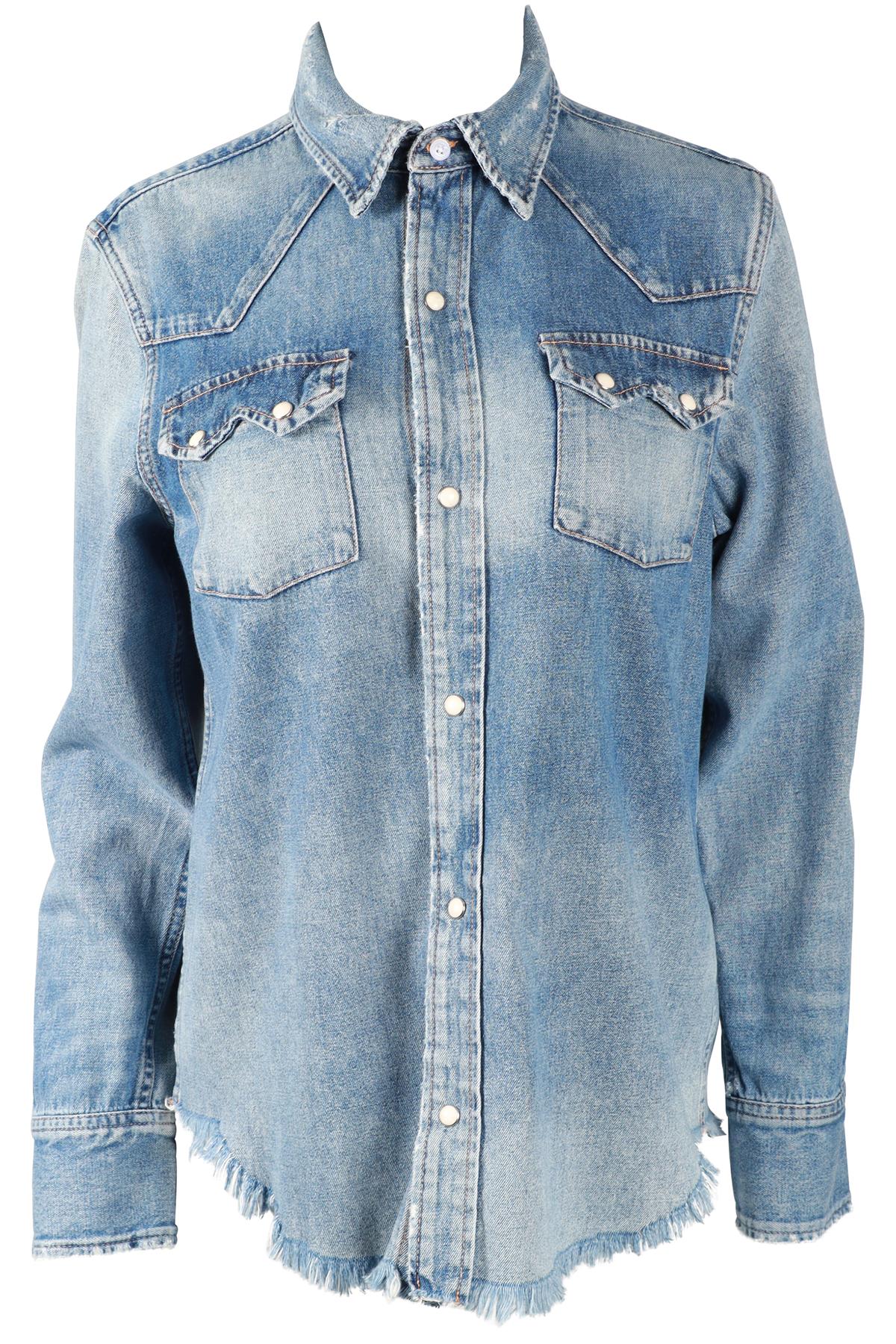 RE/DONE BLUE DENIM SHIRT