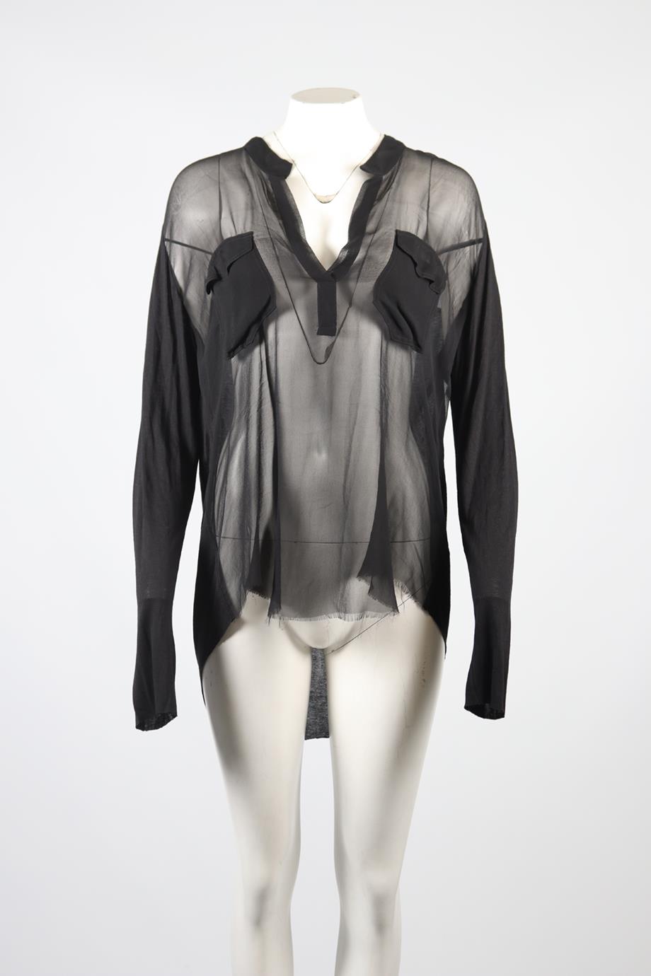 RAQUEL ALLEGRA SILK TOP UK 12