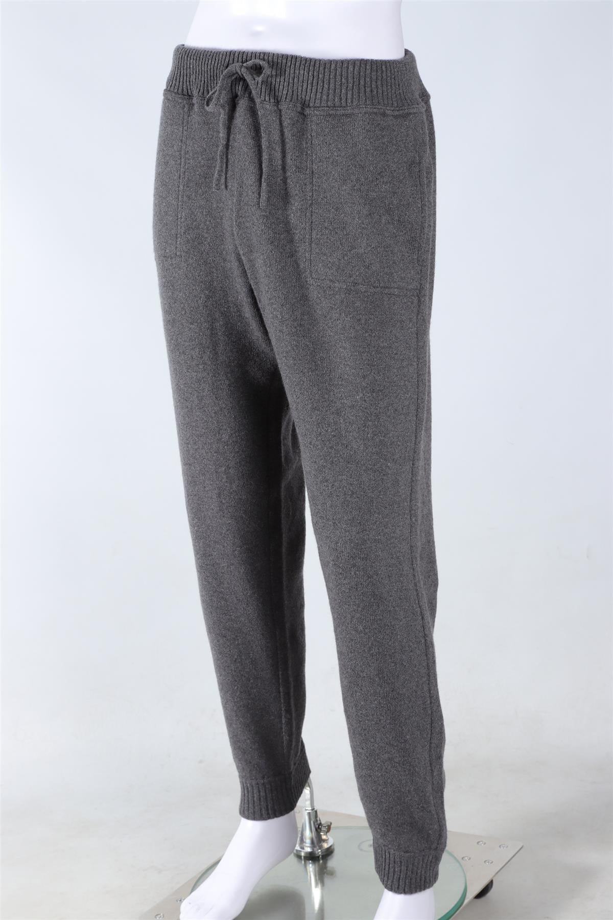 THOM SWEENEY GREY MEN'S CASHMERE TRACK PANTS XLARGE