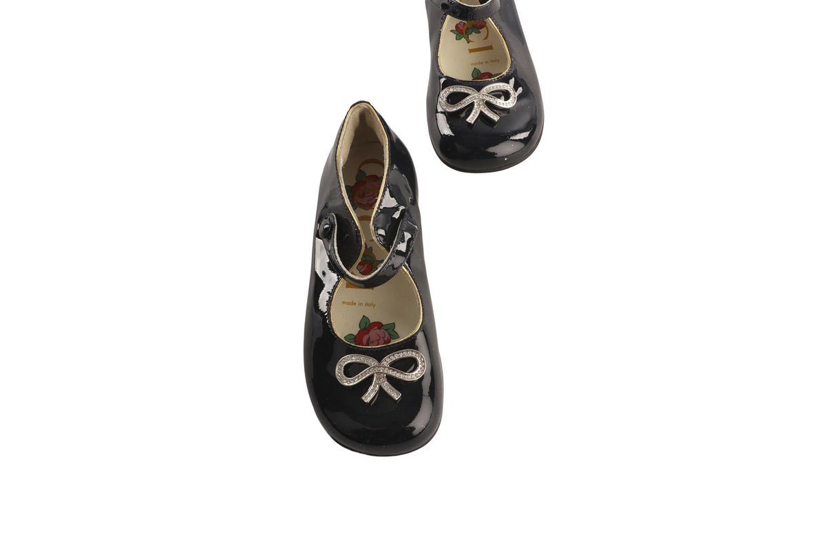 GUCCI NAVY KIDS GIRLS BALLET FLATS EU 25 UK 7 US 10