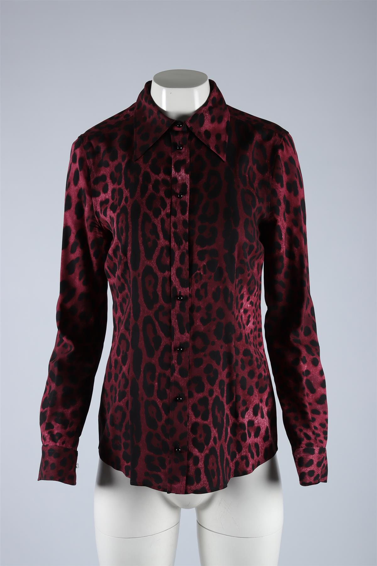 DOLCE & GABANNA PINK SILK SHIRT MEDIUM