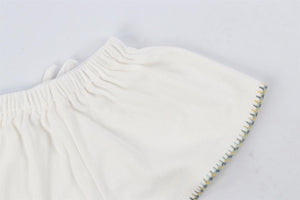 ZIMMERMANN WHITE KIDS GIRLS SHORTS 6 YEARS