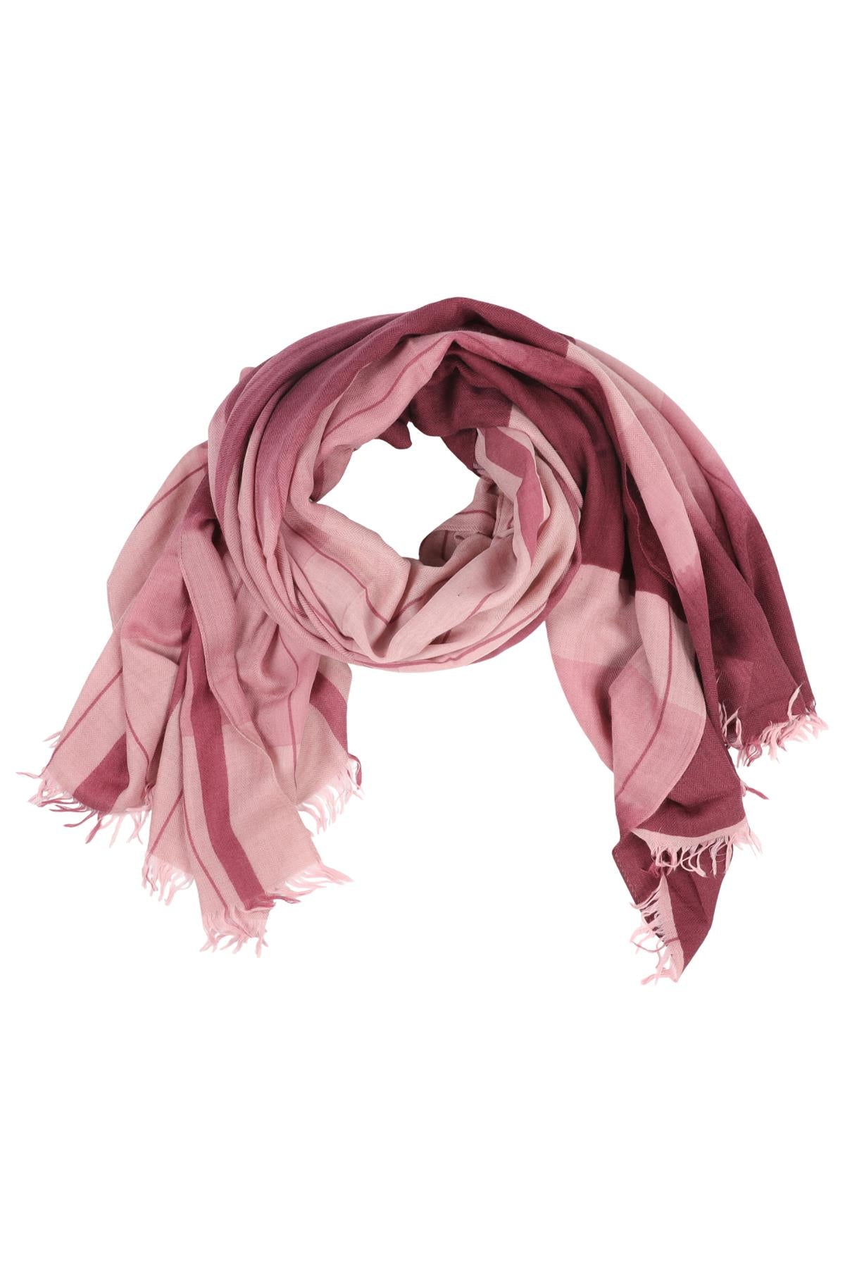 HERMÈS PINK CASHMERE SCARF ONE SIZE