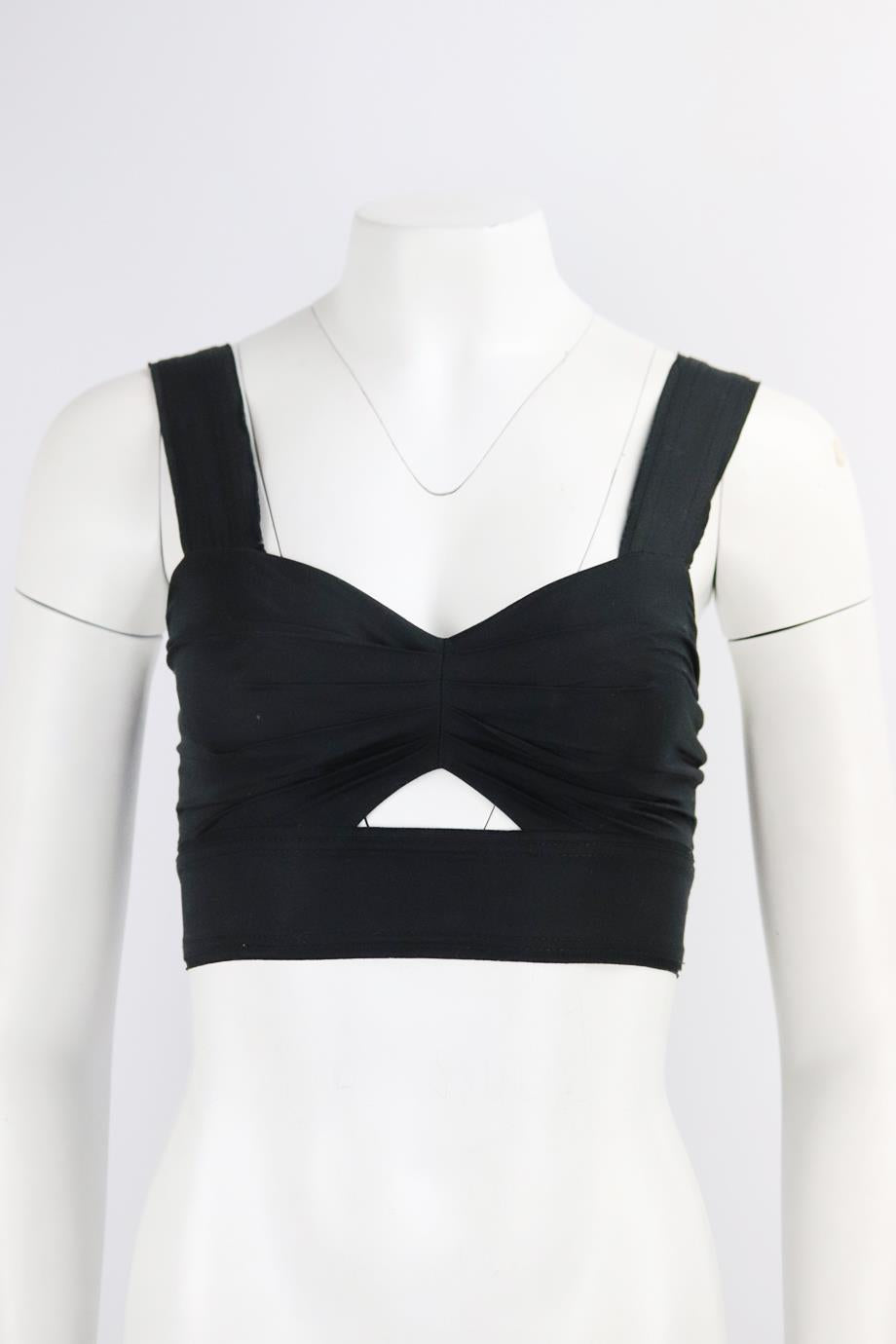 AJE CROPPED CUT OUT COTTON TOP UK 6