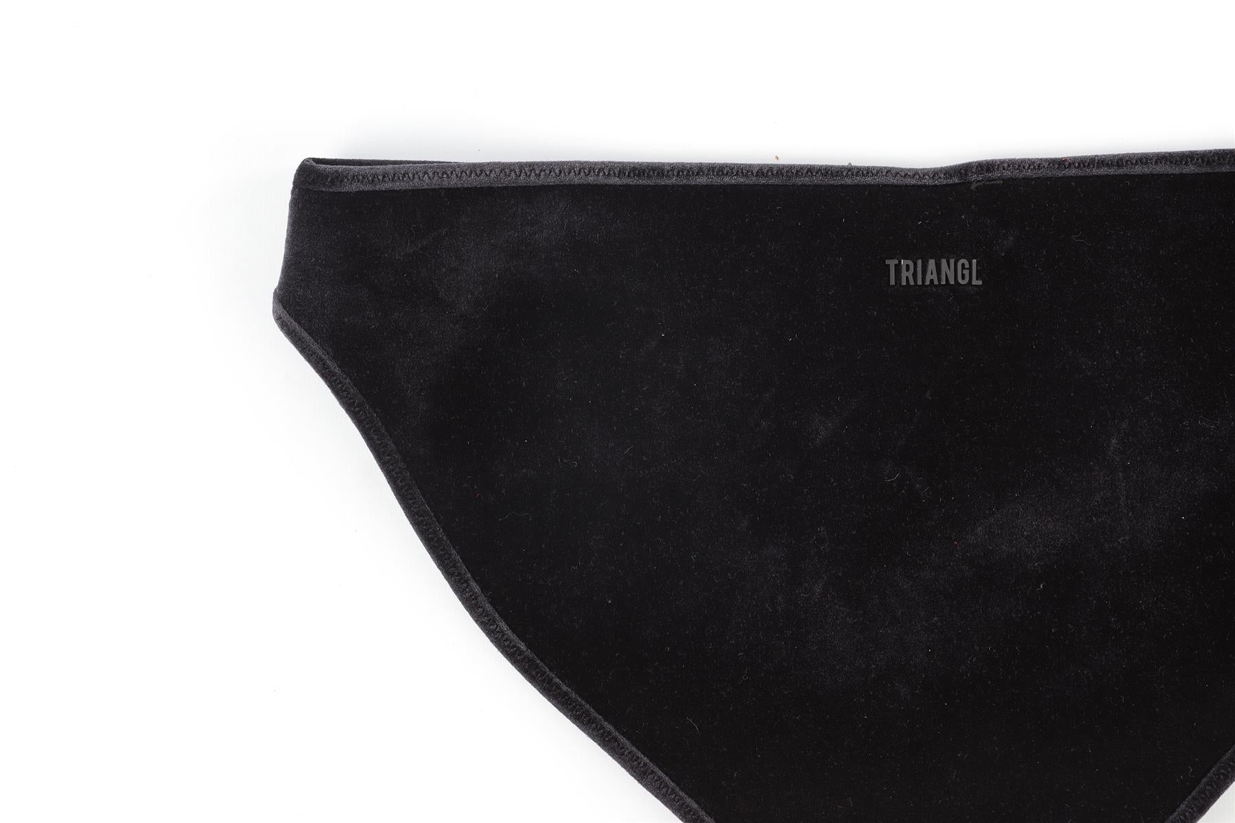 TRIANGLE BLACK BIKINI MEDIUM