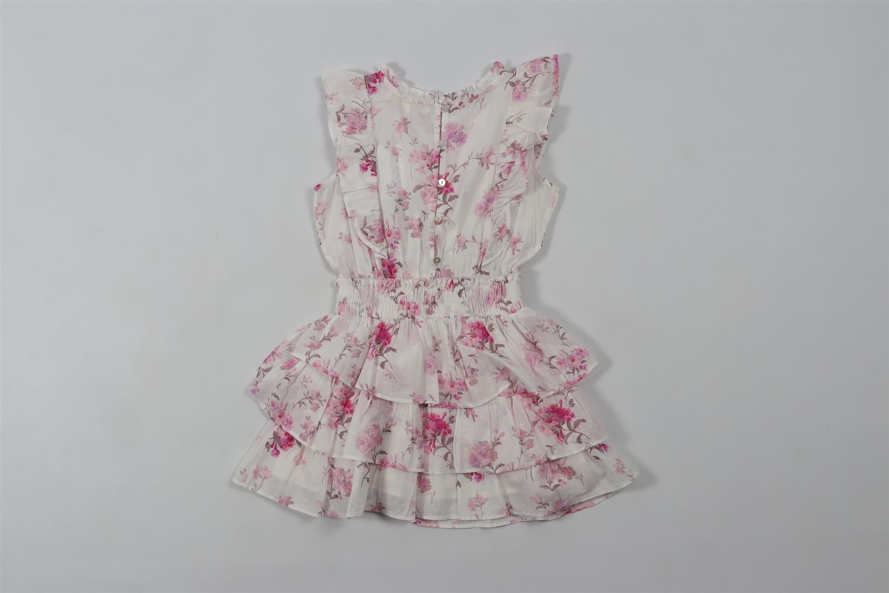 LOVESHACKFANCY WHITE KIDS GIRLS DRESS 5-6 YEARS