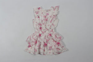 LOVESHACKFANCY WHITE KIDS GIRLS DRESS 5-6 YEARS