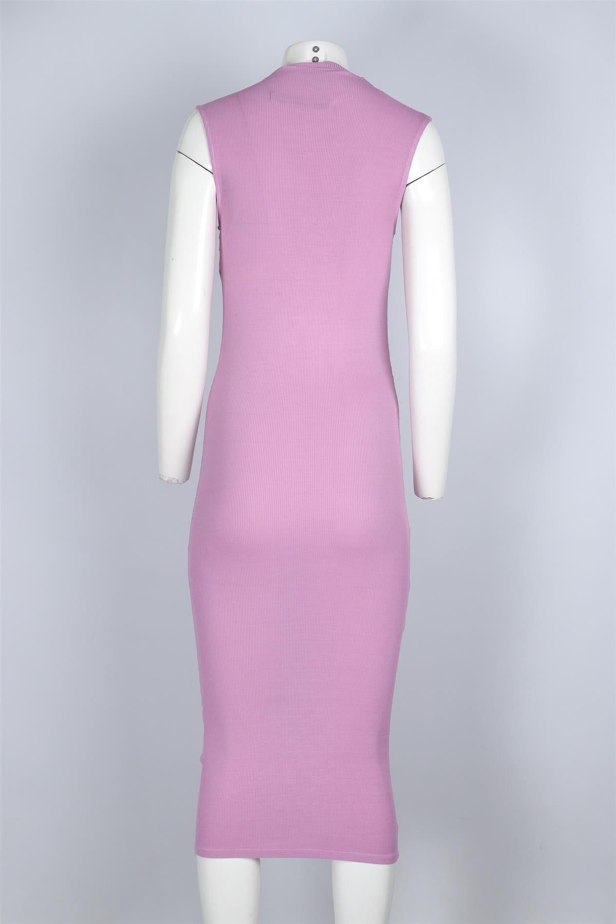 ENZA COSTA PURPLE KNIT MAXI DRESS SMALL