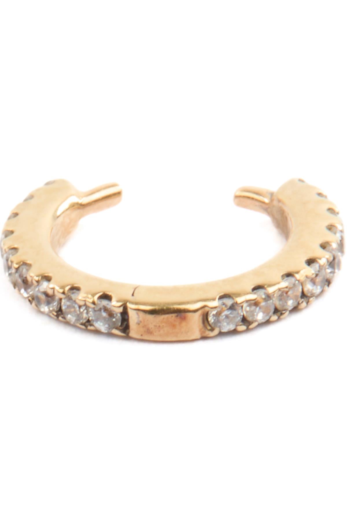 MARIA TASH 14K GOLD CZ EAR CUFF