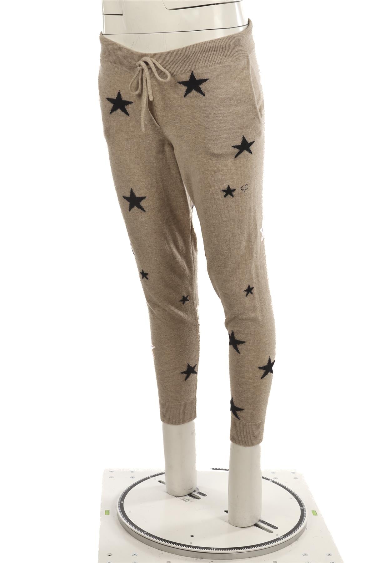 CHINTI & PARKER BEIGE CASHMERE TAPERED PANTS XSMALL