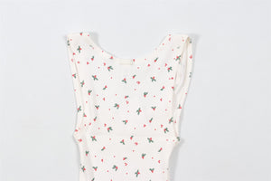 SKIMS CREAM COTTON TOP XXSMALL