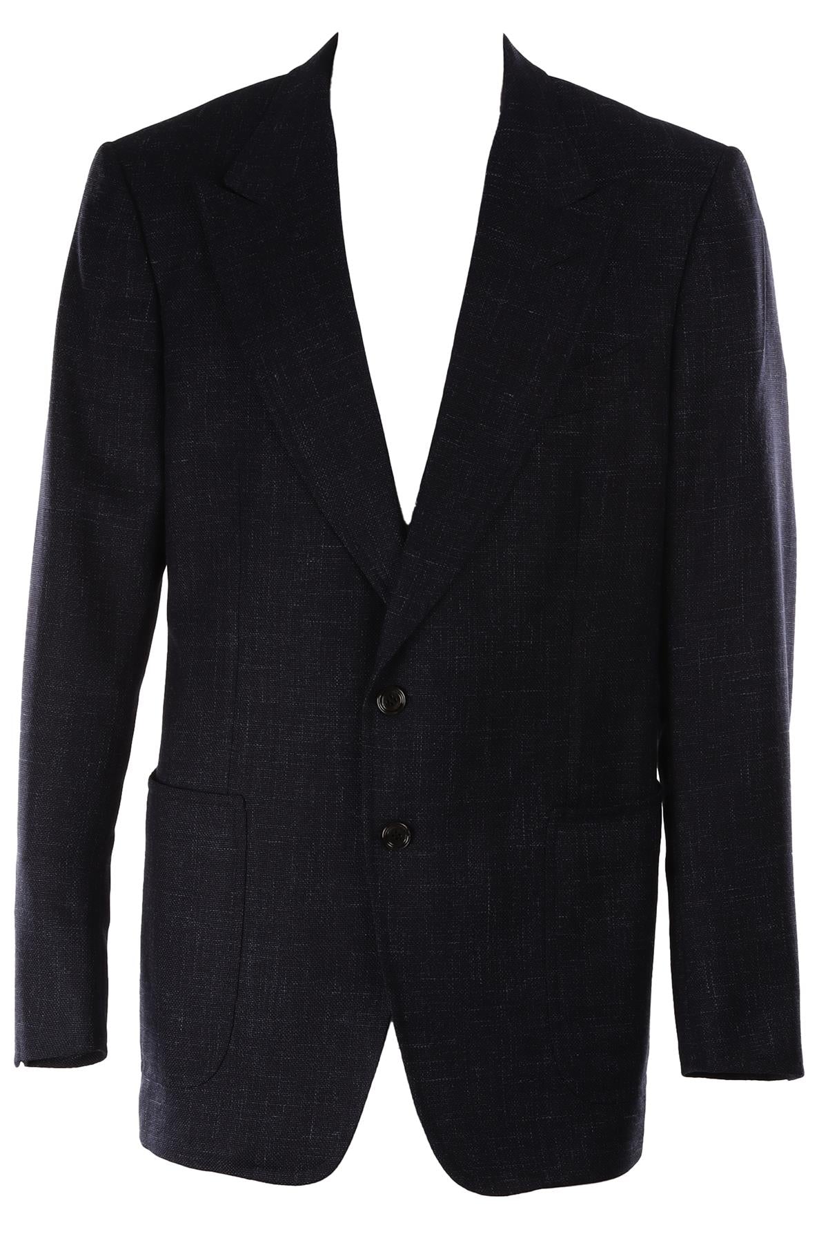 TOM FORD NAVY MEN'S WOOL BLAZER IT 56 UK/US 46