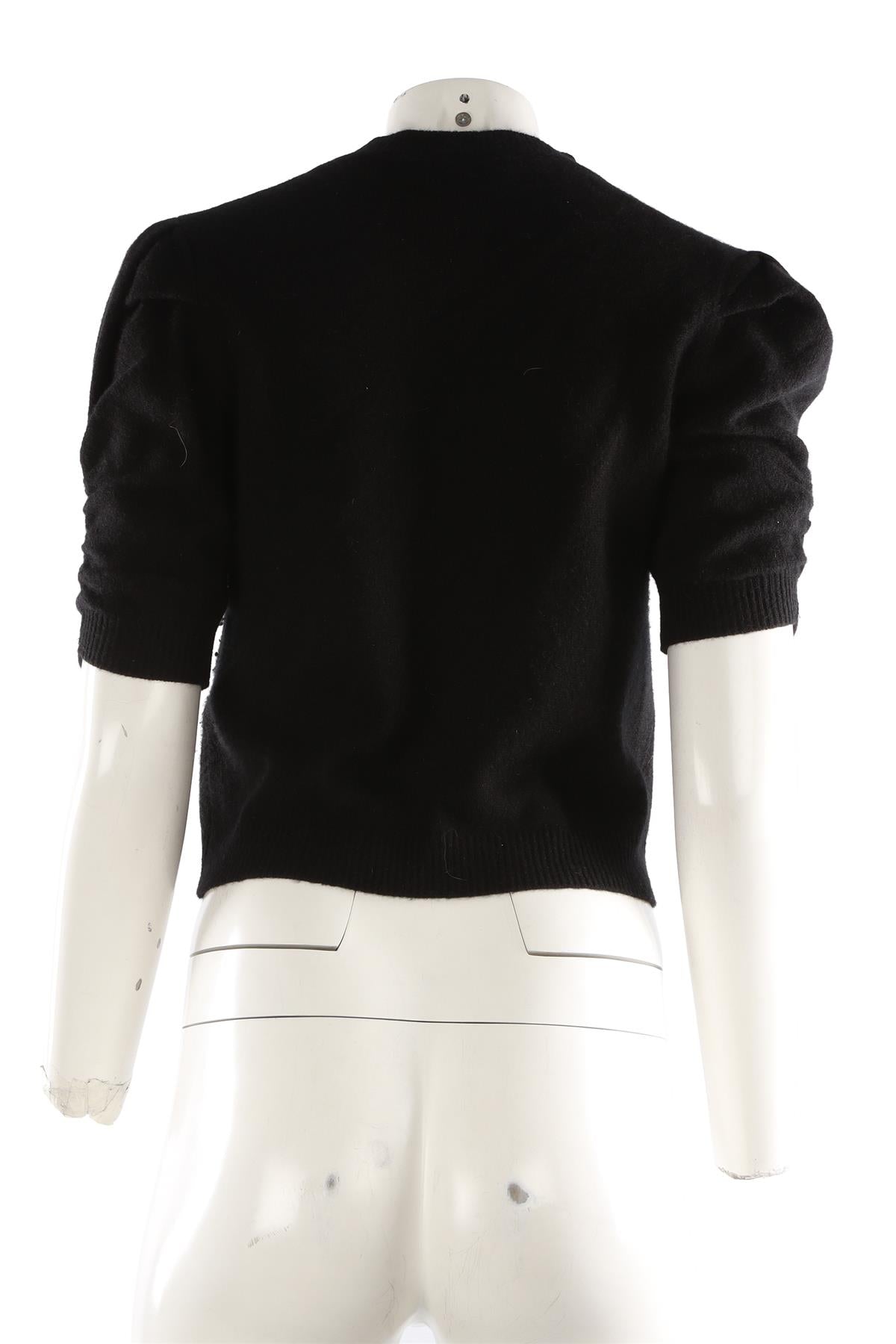 BLACK CASHMERE SWEATER