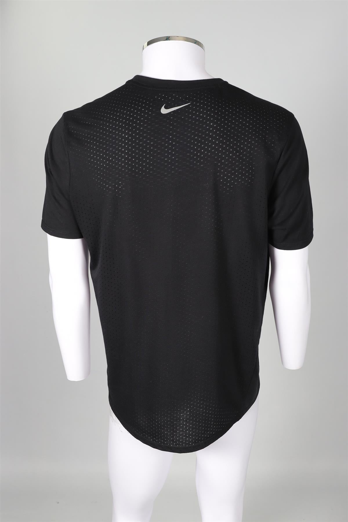 NIKE BLACK MEN'S COTTON T-SHIRT LARGE