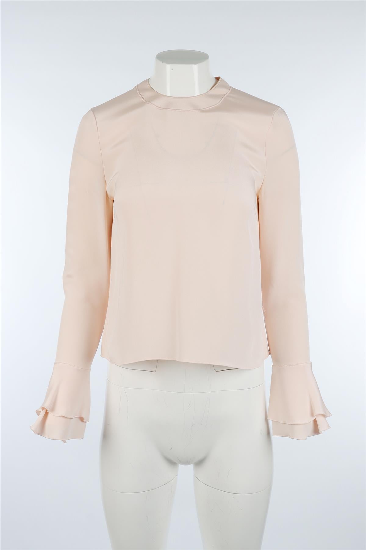 ROKSANDA PINK SILK TOP UK 10