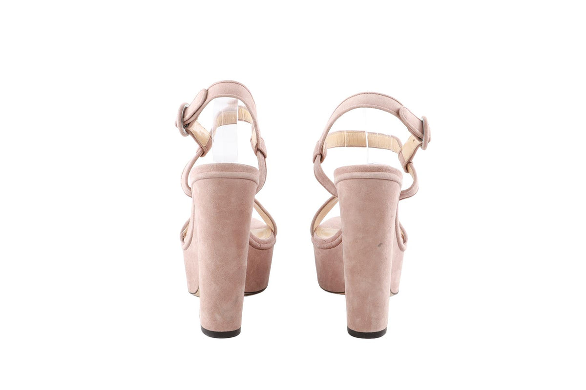 PAUL ANDREW BEIGE SUEDE PUMPS EU 38.5 UK 5.5 US 8.5