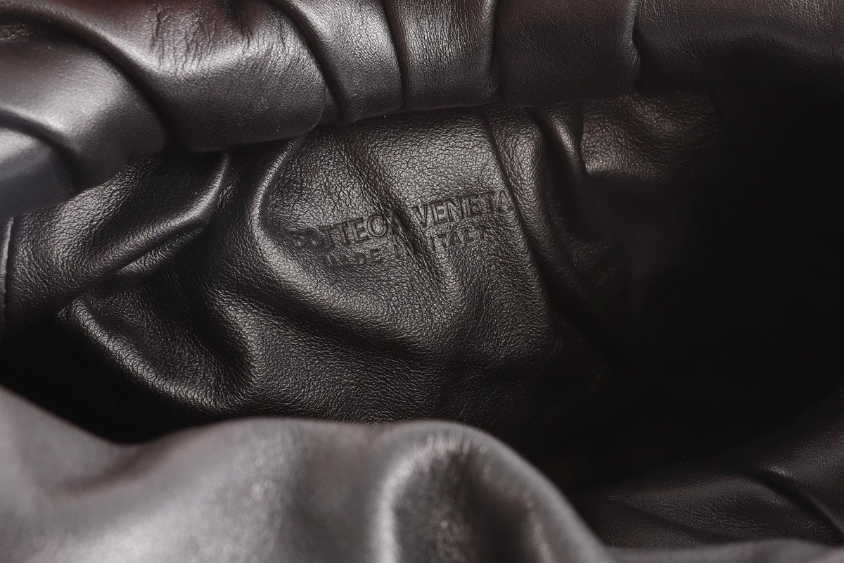BOTTEGA VENETA BLACK LEATHER SHOULDER BAG