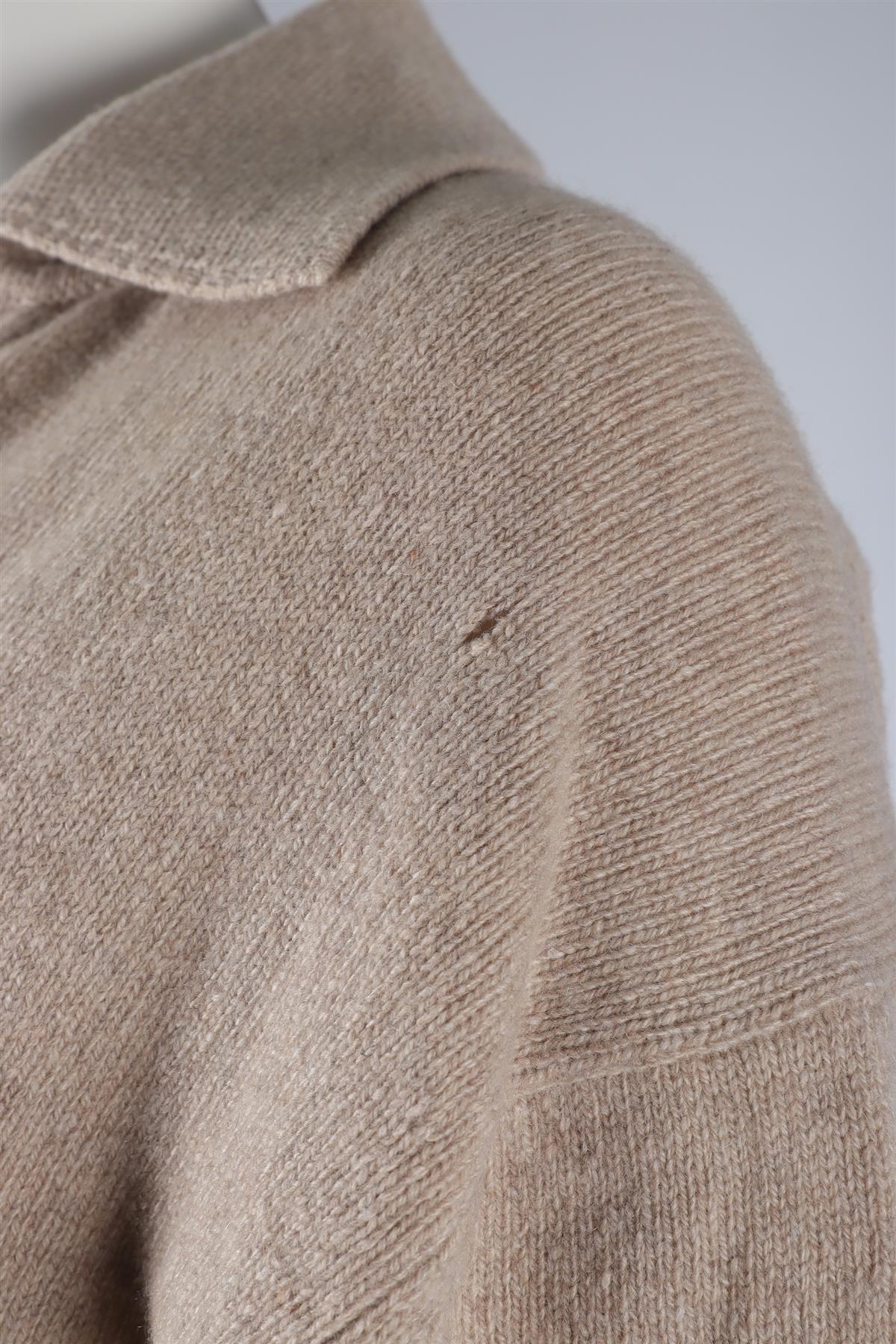 PROENZA SCHOULER BEIGE CASHMERE SWEATER XSMALL
