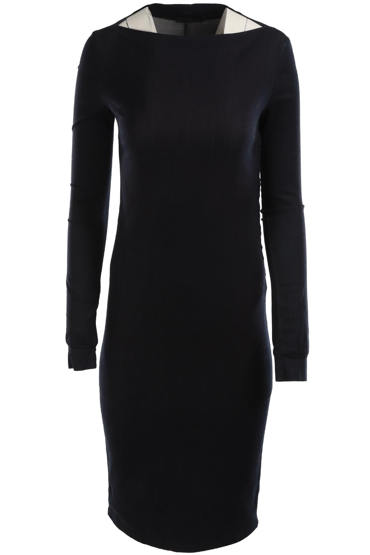 PRADA NAVY JERSEY MINI DRESS IT 40 UK 8